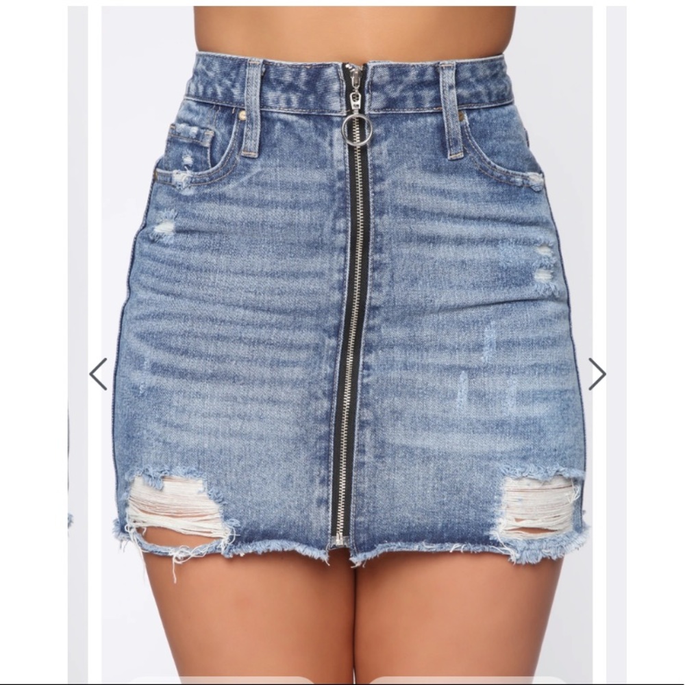 NWT: Denim skirt Fashion nova - Picture 6 of 11